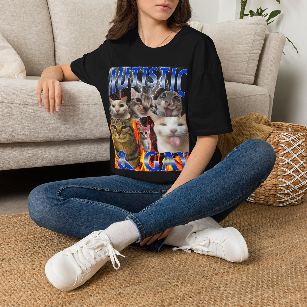 AUTISTIC AND GAY SHIRT