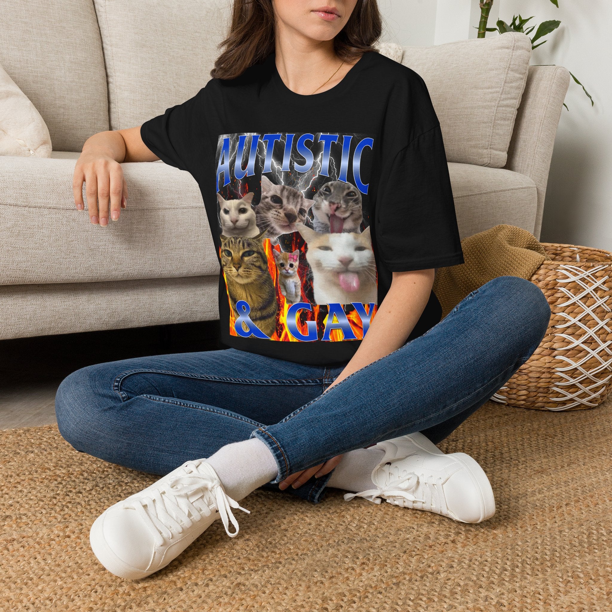 AUTISTIC AND GAY SHIRT