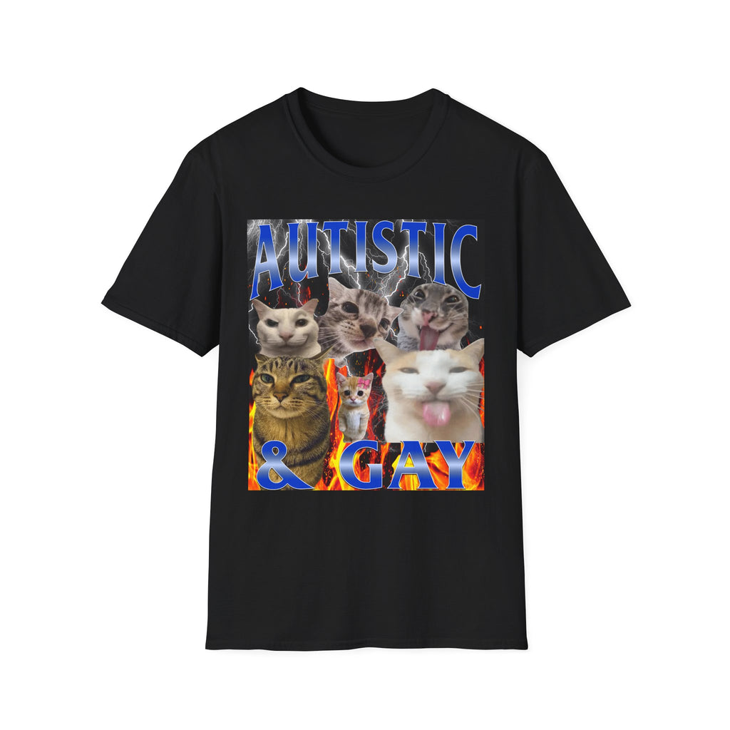 AUTISTIC AND GAY SHIRT